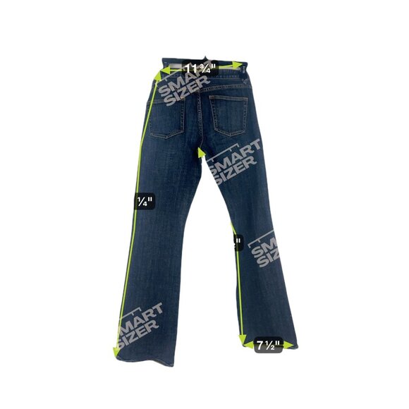 J.Crew Womens Stretch Bootcut Jeans 28R Dark Wash Denim Casual Southwestern - Picture 4 of 6